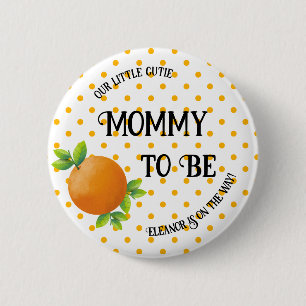 Badge Rond 5 Cm Bouton Baby shower Little Cutie
