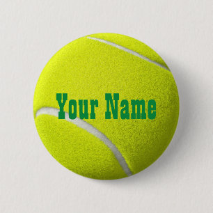 Badge Rond 5 Cm Bouton Ball Tennis Tennis