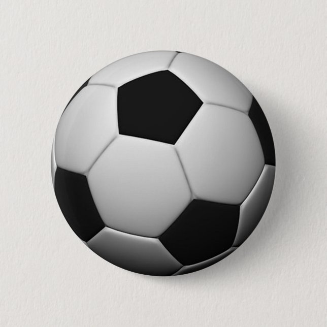 Badge Rond 5 Cm Bouton balle de football (Devant)
