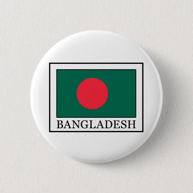 Badge Rond 5 Cm Bouton Bangladesh (Devant)