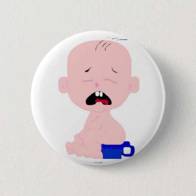 Badge Rond 5 Cm Bouton Bébé (Devant)