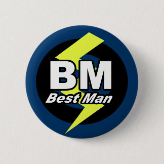 Badge Rond 5 Cm Bouton Best Man