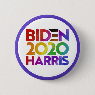 Badge Rond 5 Cm Bouton Biden Harris 2020