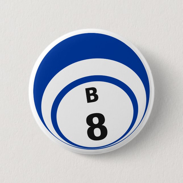 Badge Rond 5 Cm Bouton Bingo B8 (Devant)