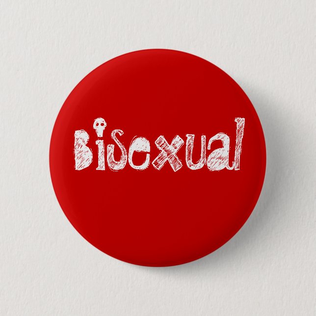 Badge Rond 5 Cm Bouton bisexuel (Devant)