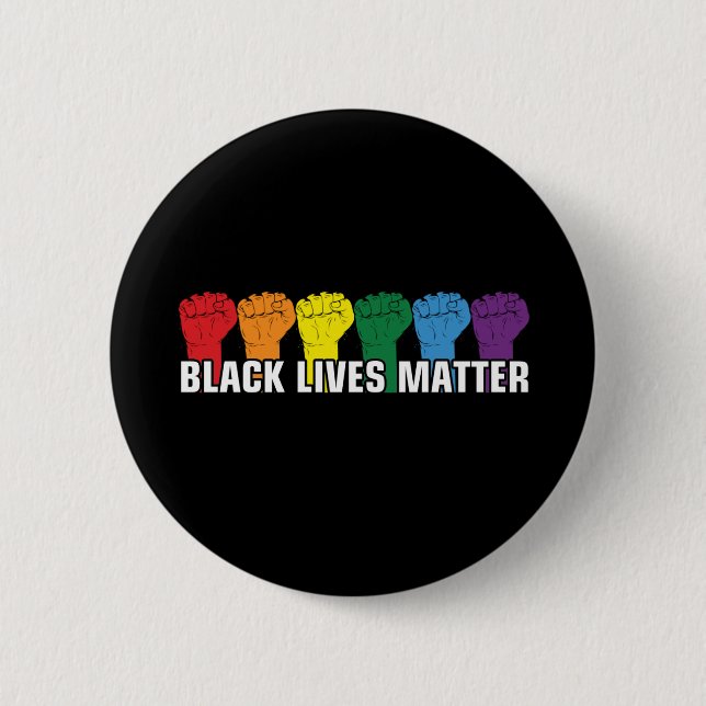 BADGE ROND 5 CM BOUTON BLACK LIVES (Devant)