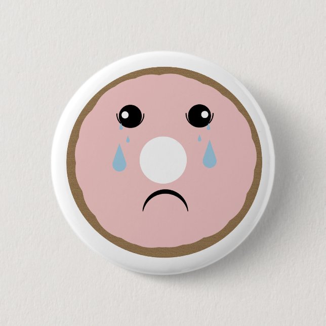 Badge Rond 5 Cm Bouton Blessure Donut Version 1 (Devant)
