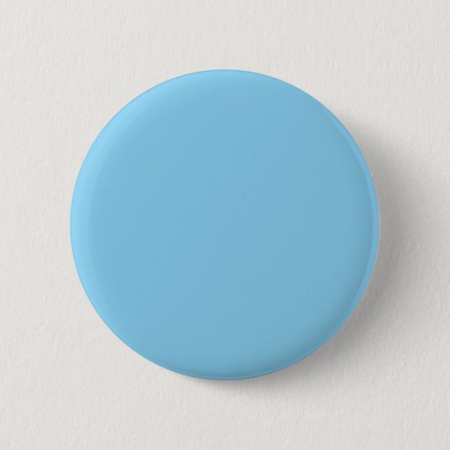Badge Rond 5 Cm Bouton Bleu Arrondi Bébé (Devant)