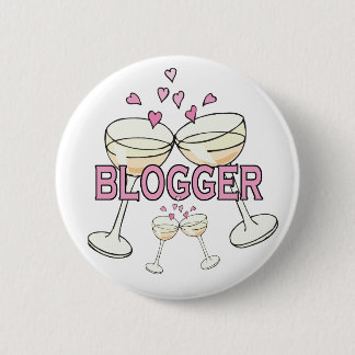 Badge Rond 5 Cm Bouton : Blogger