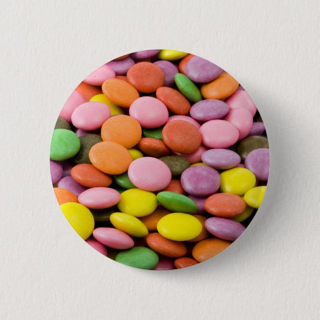 Badge Rond 5 Cm Bouton Bonbons sucrés (Devant)
