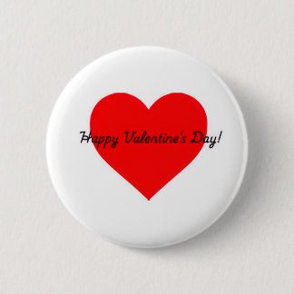 Badge Rond 5 Cm Bouton Bonne Saint-Valentin