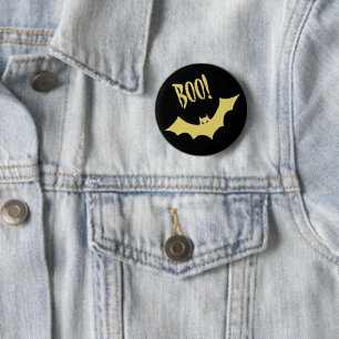 Badge Rond 5 Cm Bouton Boo Halloween par la poète Adiela Akoo