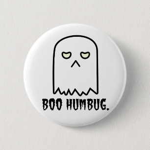 Badge Rond 5 Cm Bouton Boo Humbug