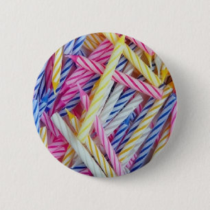 Badge Rond 5 Cm Bouton Bougies