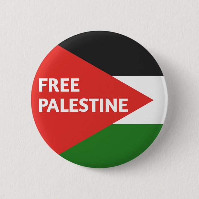 Badge Rond 5 Cm Bouton Bouton Bouton Palestine Libre (Devant)