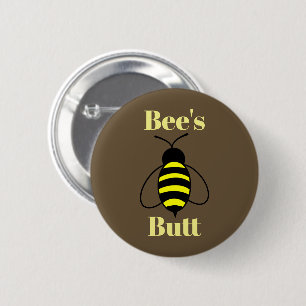Badge Rond 5 Cm Bouton Bouton d'abeille