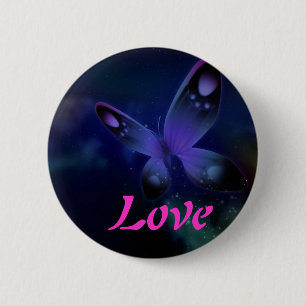 Badge Rond 5 Cm Bouton: Bouton d'amour