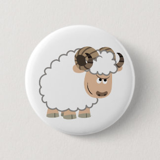 Badge Rond 5 Cm Bouton Bouton de bélier de dessin très sûr