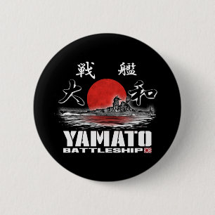 Badge Rond 5 Cm Bouton Bouton Pinback du Yamato Battleship