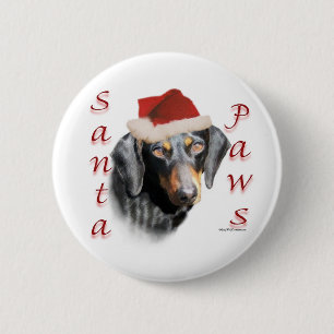Badge Rond 5 Cm Bouton Boutons Dachshund (lisse)