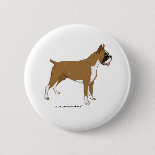 Badge Rond 5 Cm Bouton Boxer