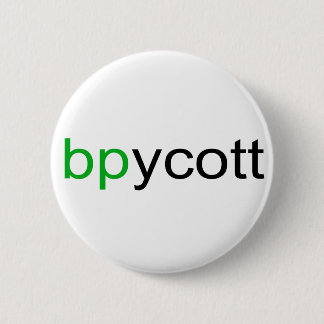 Badge Rond 5 Cm Bouton Boycott BP