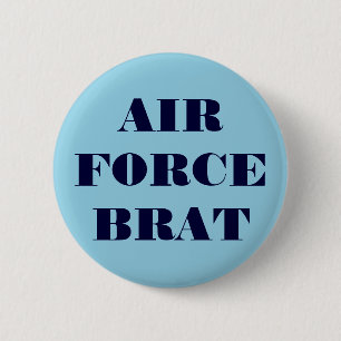 Badge Rond 5 Cm Bouton Brat de la Force aérienne