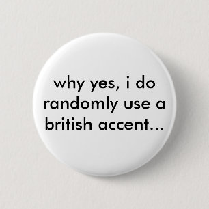 Badge Rond 5 Cm Bouton britannique
