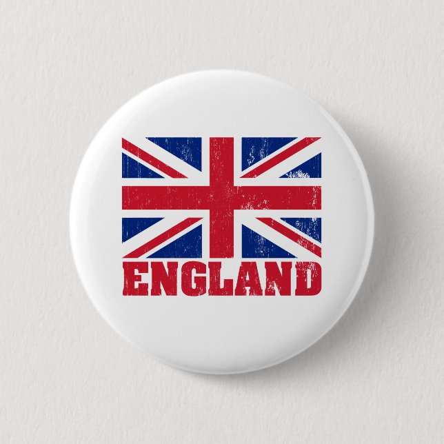 Badge Rond 5 Cm Bouton britannique de drapeau d'Union Jack (Devant)