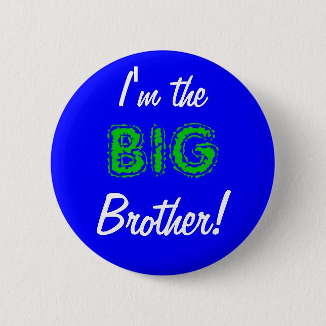 Badge Rond 5 Cm Bouton/broche Big Brother (Devant)