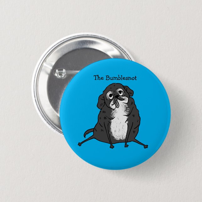 Badge Rond 5 Cm Bouton Bumblesnot Book (Devant & derrière)