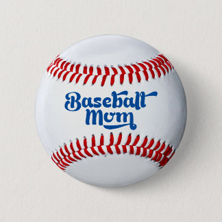 Badge Rond 5 Cm Bouton cadeau maman baseball