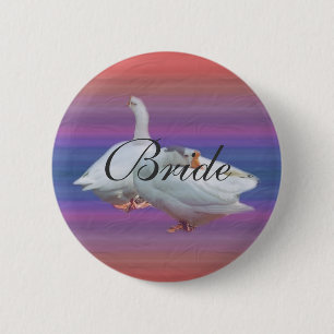 Badge Rond 5 Cm Bouton cadeau mariage, mariée ou mariée