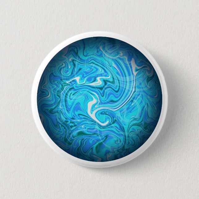 Badge Rond 5 Cm Bouton Calme des Marées (Devant)
