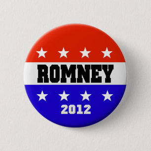 Badge Rond 5 Cm Bouton Campagne Mitt Romney