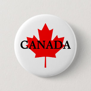 Badge Rond 5 Cm Bouton CANADA
