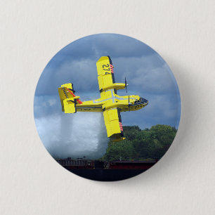 Badge Rond 5 Cm Bouton Canadian water bomber 274