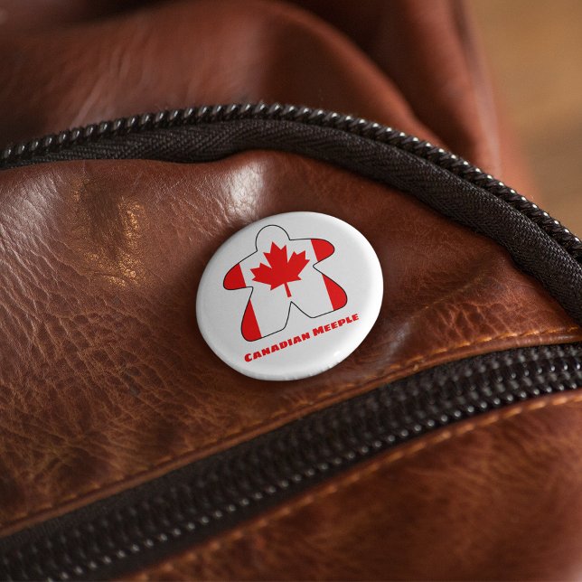 Badge Rond 5 Cm Bouton canadien des membres (Créateur téléchargé)