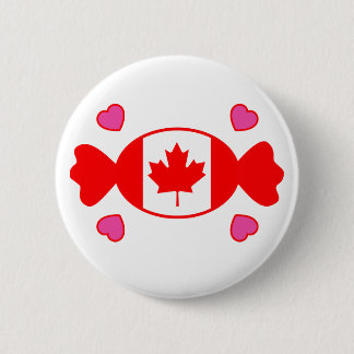 Badge Rond 5 Cm Bouton canadien doux