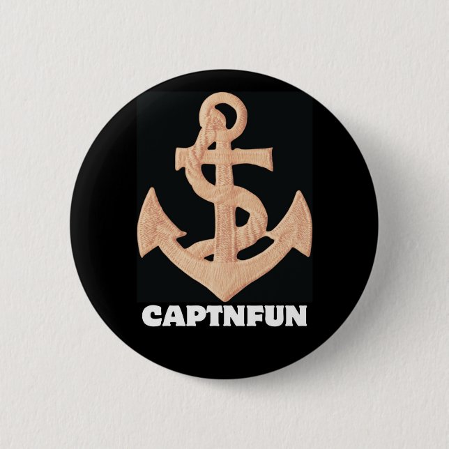 Badge Rond 5 Cm Bouton Captnfun (Devant)