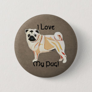 Badge Rond 5 Cm Bouton carlin
