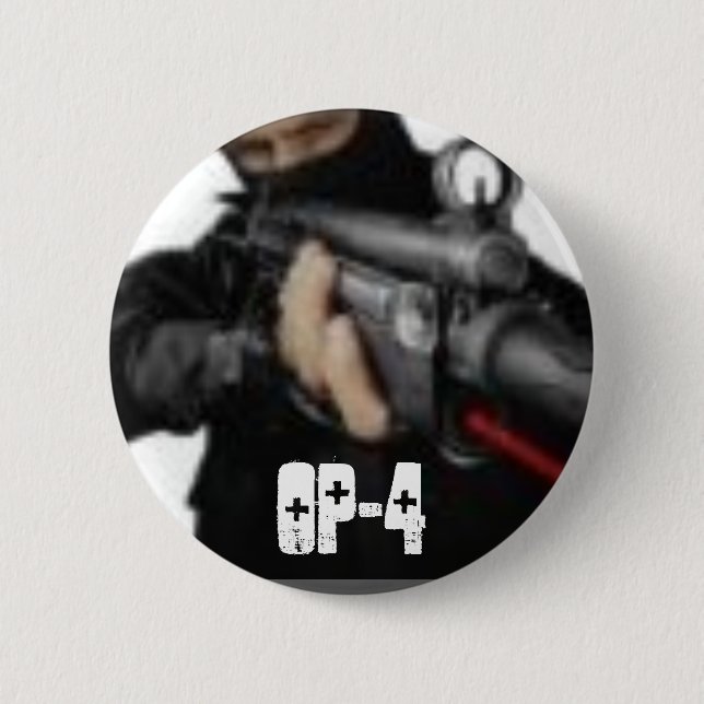 Badge Rond 5 Cm Bouton carré - customisé (Devant)