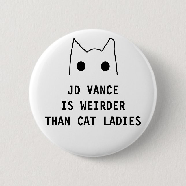 BADGE ROND 5 CM BOUTON CAT (Devant)