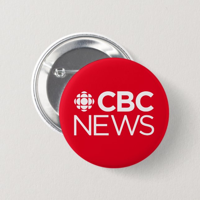 Badge Rond 5 Cm Bouton CBC News (Devant & derrière)