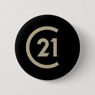 Badge Rond 5 Cm Bouton Century 21