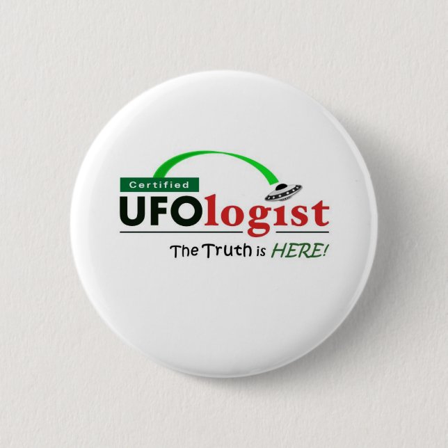 Badge Rond 5 Cm Bouton certifié d'UFOLogist (Devant)