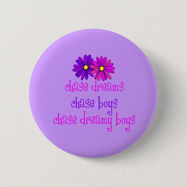 Badge Rond 5 Cm Bouton Chase Dreamy Boys (Devant)