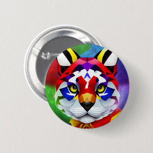 Badge Rond 5 Cm Bouton Chat d'Alexander