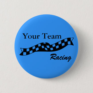 Badge Rond 5 Cm Bouton Checkered d'équipe de course d'attaque