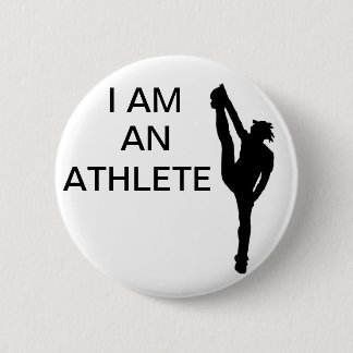 Badge Rond 5 Cm Bouton Cheerleading d'athlète
